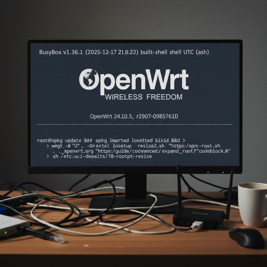 OpenWrt 一键扩容